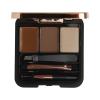 Makeup Revolution London Brow Sculpt Kit Zestawy i palety do brwi dla kobiet 2,2 g Odcień Brown