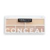 Revolution Relove Conceal Me Concealer &amp; Contour Palette Paletka do konturowania dla kobiet 11,2 g Odcień Fair