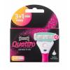 Wilkinson Sword Quattro For Women Sensitive Wkład do maszynki dla kobiet Zestaw