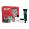 PRORASO Green Zestaw Balsam po goleniu 100 ml + krem do golenia 150 ml + krem przed goleniem 100 ml + metalowe opakowanie Uszkodzone pudełko