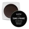 NYX Professional Makeup Tame &amp; Frame Tinted Brow Pomade Żel i pomada do brwi dla kobiet 5 g Odcień 05 Black