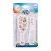 Canpol babies Newborn Baby Baby Brush With Comb Hearts Grzebień dla dzieci Zestaw