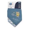 Canpol babies Bonjour Paris Muslin Bib Blue Śliniak dla dzieci 2 szt