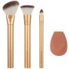 EcoTools Precious Metals Face Blend + Sculpt Set Pędzel do makijażu dla kobiet Zestaw