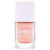 Catrice Sheer Beauties Nail Polish Lakier do paznokci dla kobiet 10,5 ml Odcień 050 Peach For The Stars