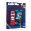 Gillette Mach3 Zestaw maszynka do golenia 1 sztuka + wymienna głowica 1 sztuka + żel pod prysznic i szampon Old Spice Whitewater 3in1 250 ml