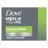 Dove Men + Care Extra Fresh Body + Face Bar Mydło w kostce dla mężczyzn 90 g