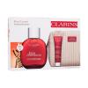 Clarins Aroma Eau Dynamisante Zestaw odświeżająca woda do ciała 100 ml + żel pod prysznic 30 ml + kosmetyczka