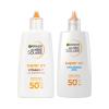 Zestaw Preparat do opalania twarzy Garnier Ambre Solaire Super UV Hyaluronic Acid SPF50+ + Preparat do opalania twarzy Garnier Ambre Solaire Super UV Vitamin C SPF50+