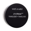 Wet n Wild Photo Focus Loose Setting Powder Puder dla kobiet 20 g Odcień Translucent