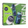 Nivea Men Feeling Game On Zestaw krem do twarzy, ciała i rąk Men Creme 150 ml + antyperspirant Men Ultra Charge 150 ml + żel pod prysznic Men Ultra Charge 250 ml