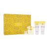 Versace Yellow Diamond Zestaw woda toaletowa 90 ml + mleczko do ciała 100 ml + żel pod prysznic 100 ml + woda toaletowa 5 ml Uszkodzone pudełko