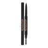 Makeup Revolution London Duo Brow Definer Kredka do brwi dla kobiet 0,25 g Odcień Medium Brown