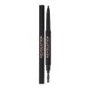 Makeup Revolution London Duo Brow Definer Kredka do brwi dla kobiet 0,25 g Odcień Dark Brown