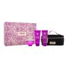 Versace Pour Femme Dylan Purple Zestaw woda perfumowana 100 ml + żel pod prysznic 100 ml + mleczko do ciała 100 ml + kosmetyczka