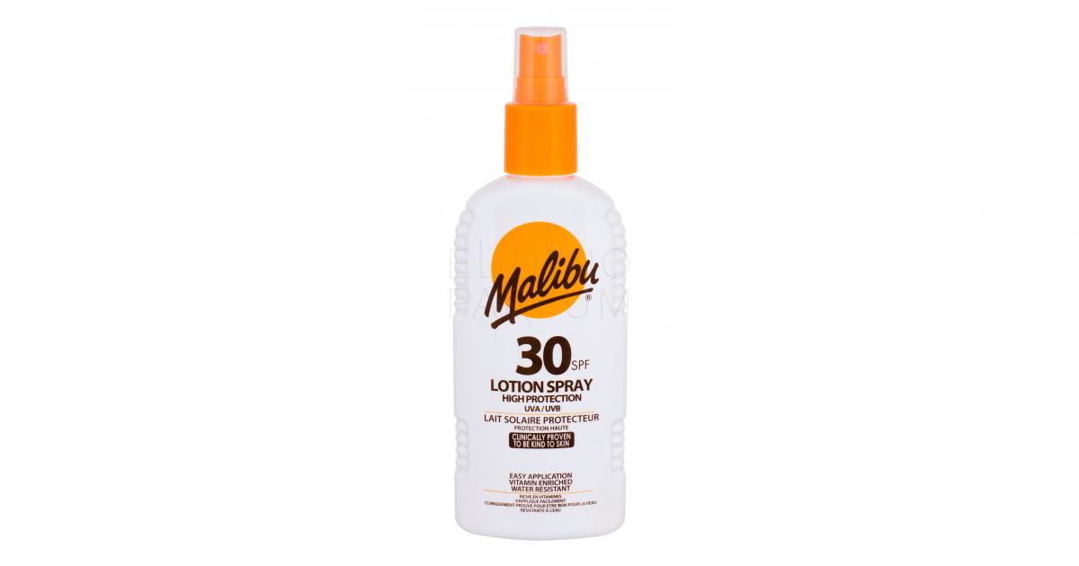 Malibu Lotion Spray Spf30 Preparat Do Opalania Ciała 200 Ml Elnino Parfum 5379