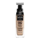 NYX Professional Makeup Can't Stop Won't Stop Podkład dla kobiet 30 ml Odcień 05 Light