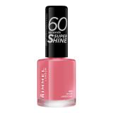 Rimmel London 60 Seconds Super Shine Lakier do paznokci dla kobiet 8 ml Odcień 405 Rose Libertine