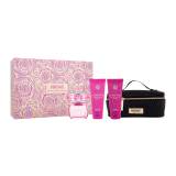 Versace Bright Crystal Absolu SET1 Zestaw woda perfumowana 90 ml + żel pod prysznic 100 ml + mleczko do ciała 100 ml + kosmetyczka