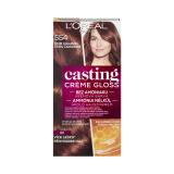 L'Oréal Paris Casting Creme Gloss Farba do włosów dla kobiet 48 ml Odcień 554 Chilli Chocolate