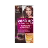 L'Oréal Paris Casting Creme Gloss Farba do włosów dla kobiet 48 ml Odcień 535 Chocolate