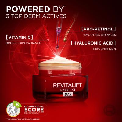 L&#039;Oréal Paris Revitalift Laser X3 Day Cream Krem do twarzy na dzień dla kobiet 50 ml