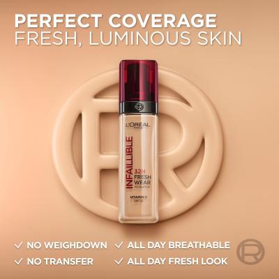 L&#039;Oréal Paris Infaillible 32H Fresh Wear SPF25 Podkład dla kobiet 30 ml Odcień 140