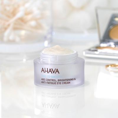 AHAVA Time To Smooth Age Control, Brightening &amp; Anti-Fatigue Eye Cream Krem pod oczy dla kobiet 15 ml