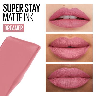 Maybelline Superstay Matte Ink Liquid Pomadka dla kobiet 5 ml Odcień 10 Dreamer