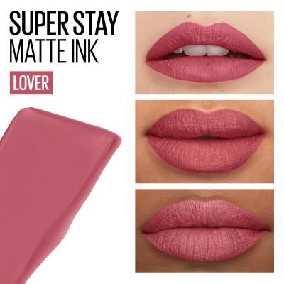 Maybelline Superstay Matte Ink Liquid Pomadka dla kobiet 5 ml Odcień 15 Lover