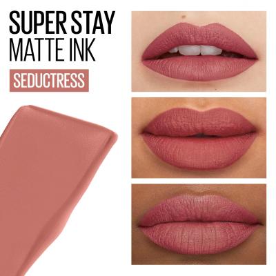 Maybelline Superstay Matte Ink Liquid Pomadka dla kobiet 5 ml Odcień 65 Seductress