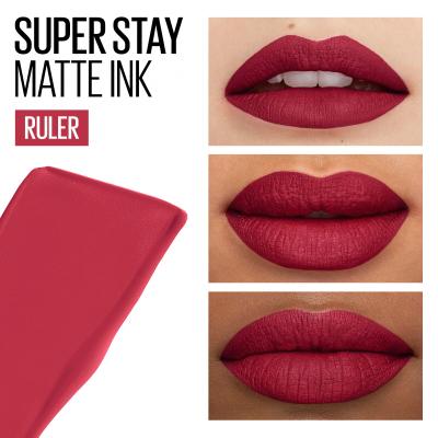 Maybelline Superstay Matte Ink Liquid Pomadka dla kobiet 5 ml Odcień 80 Ruler