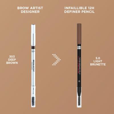 L&#039;Oréal Paris Infaillible Brows 12H Definer Pencil Kredka do brwi dla kobiet 1 g Odcień 6.32 Auburn