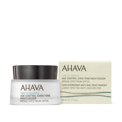 AHAVA Time To Smooth Age Control Even Tone Moisturizer SPF20 Krem do twarzy na dzień dla kobiet 50 ml