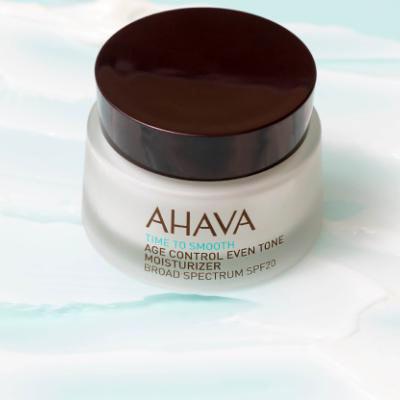 AHAVA Time To Smooth Age Control Even Tone Moisturizer SPF20 Krem do twarzy na dzień dla kobiet 50 ml