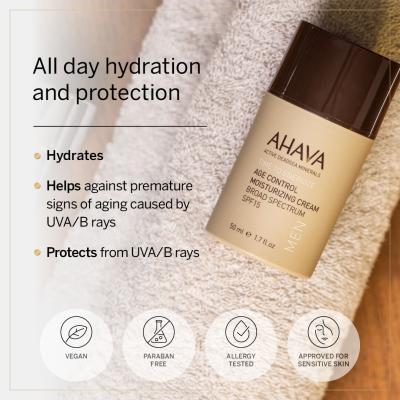 AHAVA Men Time To Energize SPF15 Krem do twarzy na dzień dla mężczyzn 50 ml