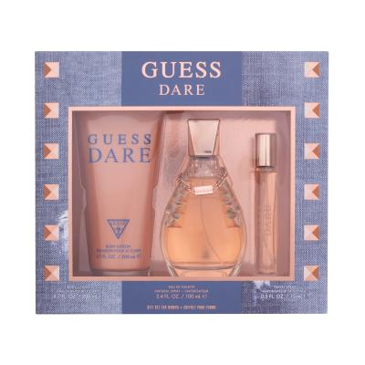 GUESS Dare Zestaw Edt 100 ml + Edt 15 ml + Mleczko do ciała 200 ml