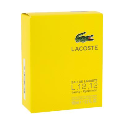 Lacoste Eau de Lacoste L.12.12 Jaune (Yellow) Woda toaletowa dla mężczyzn 100 ml Uszkodzone pudełko