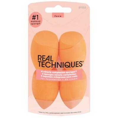 Real Techniques Miracle Complexion Sponge Aplikator dla kobiet 4 szt