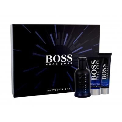 HUGO BOSS Boss Bottled Night Zestaw Edt 100ml + 75ml Balsam po goleniu + 50ml Żel pod prysznic