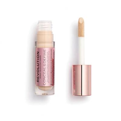 Makeup Revolution London Conceal &amp; Define Korektor dla kobiet 4 g Odcień C2.5