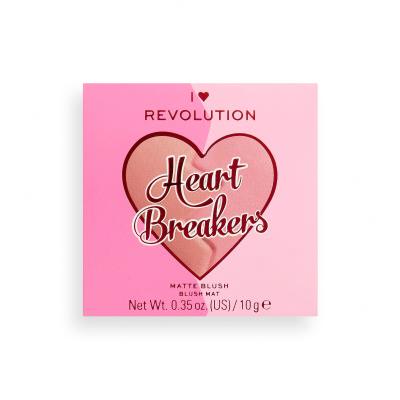 I Heart Revolution Heartbreakers Matte Blush Róż dla kobiet 10 g Odcień Creative