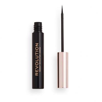 Makeup Revolution London Super Flick Eyeliner Eyeliner dla kobiet 4,5 ml Odcień Black