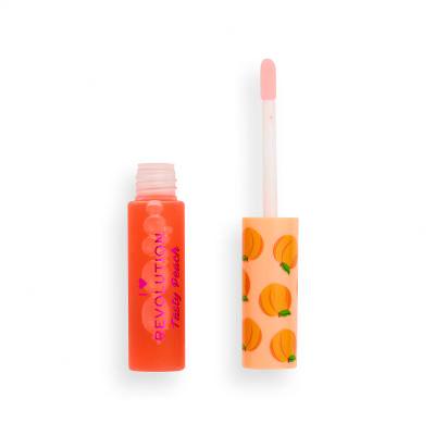 I Heart Revolution Tasty Peach Lip Oil Olejek do ust dla kobiet 6 ml Odcień Sweet Peach