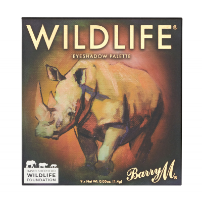 Barry M Eyeshadow Palette Wildlife® Cienie do powiek dla kobiet 12,6 g Odcień 4 Rhino