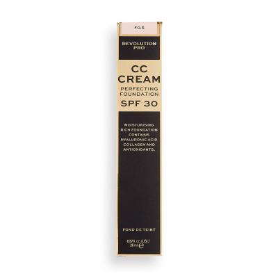 Makeup Revolution London Revolution PRO CC Perfecting SPF30 Podkład dla kobiet 26 ml Odcień F0.5