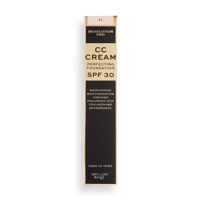 Makeup Revolution London Revolution PRO CC Perfecting SPF30 Podkład dla kobiet 26 ml Odcień F1