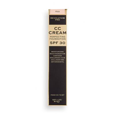 Makeup Revolution London Revolution PRO CC Perfecting SPF30 Podkład dla kobiet 26 ml Odcień F2.5