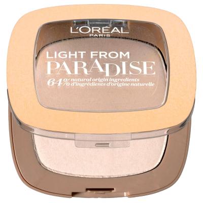 L&#039;Oréal Paris Light From Paradise Rozświetlacz dla kobiet 9 g Odcień 01 Coconut Addict