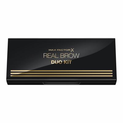 Max Factor Real Brow Duo Zestawy i palety do brwi dla kobiet 3,3 g Odcień 001 Fair